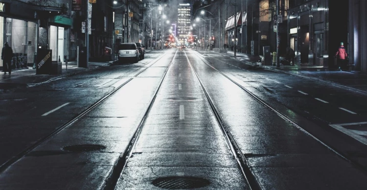 EMPTY CITY NIGHT LEAD ART